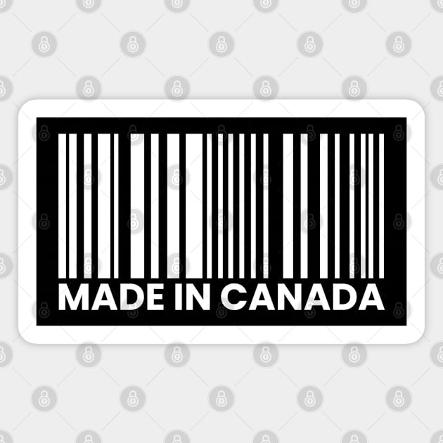 Made In Canada Barcode Magnet by thriftjd